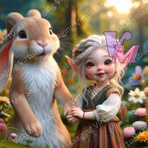 Tiny Elves with Bunnies