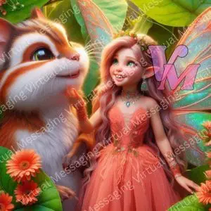 Tiny Fairies with Fury Friends