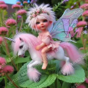 Tiny Fairies with Unicorns
