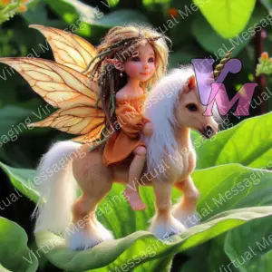 Tiny Fairies with Unicorns 4
