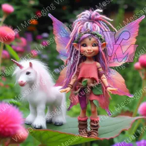 Tiny Fairies with Unicorns 5
