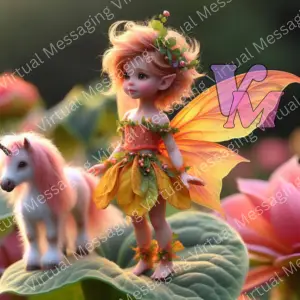 Tiny Fairies with Unicorns 6